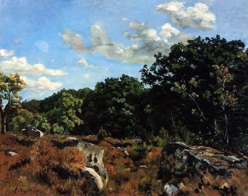 Landscape at Chailly, Frederic Bazille